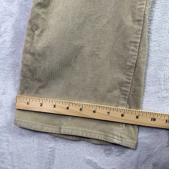 Polo Jeans RL Company Corduroy Pants Women's 14x30 (17.5 Waist) Tan Pockets - Picture 6 of 15